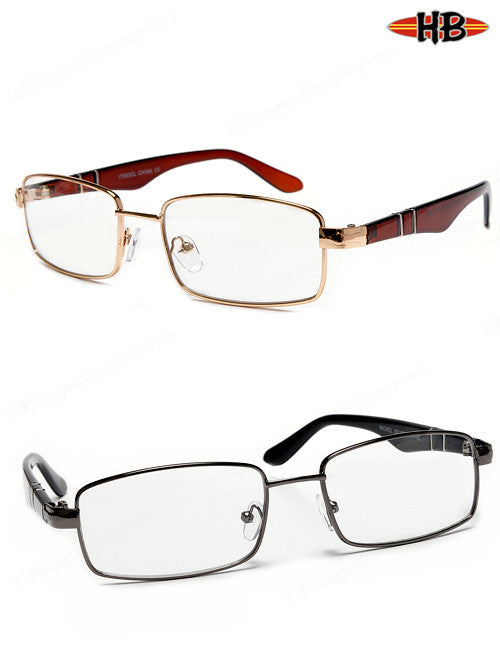 CARTER GOLD CLEAR - HB Sunglass Company